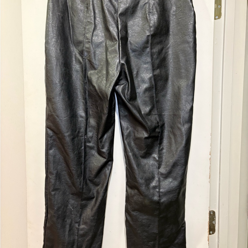 Princess Polly Black Straight Leg Pants